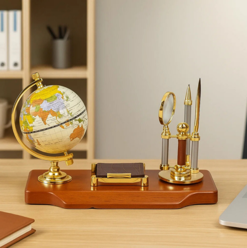 The Chairman's Desk Set" - A World of Elegance for Your Office